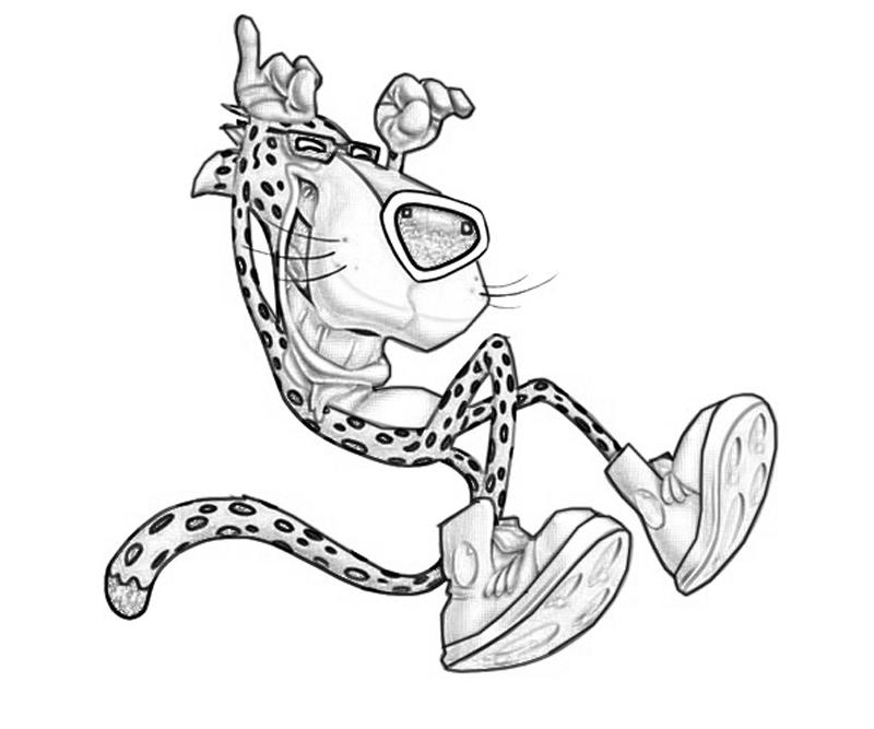 Chester Cheetah Coloring Pages - Get ...