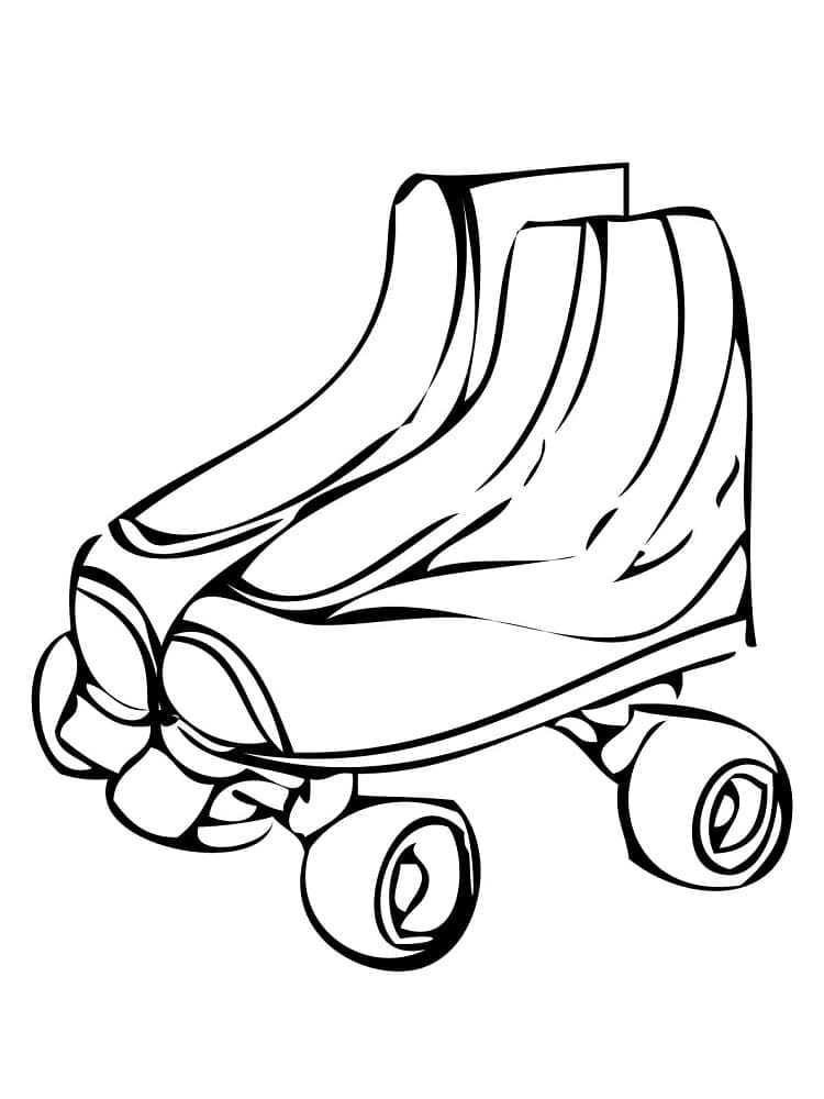 Roller Skates coloring page - Download ...