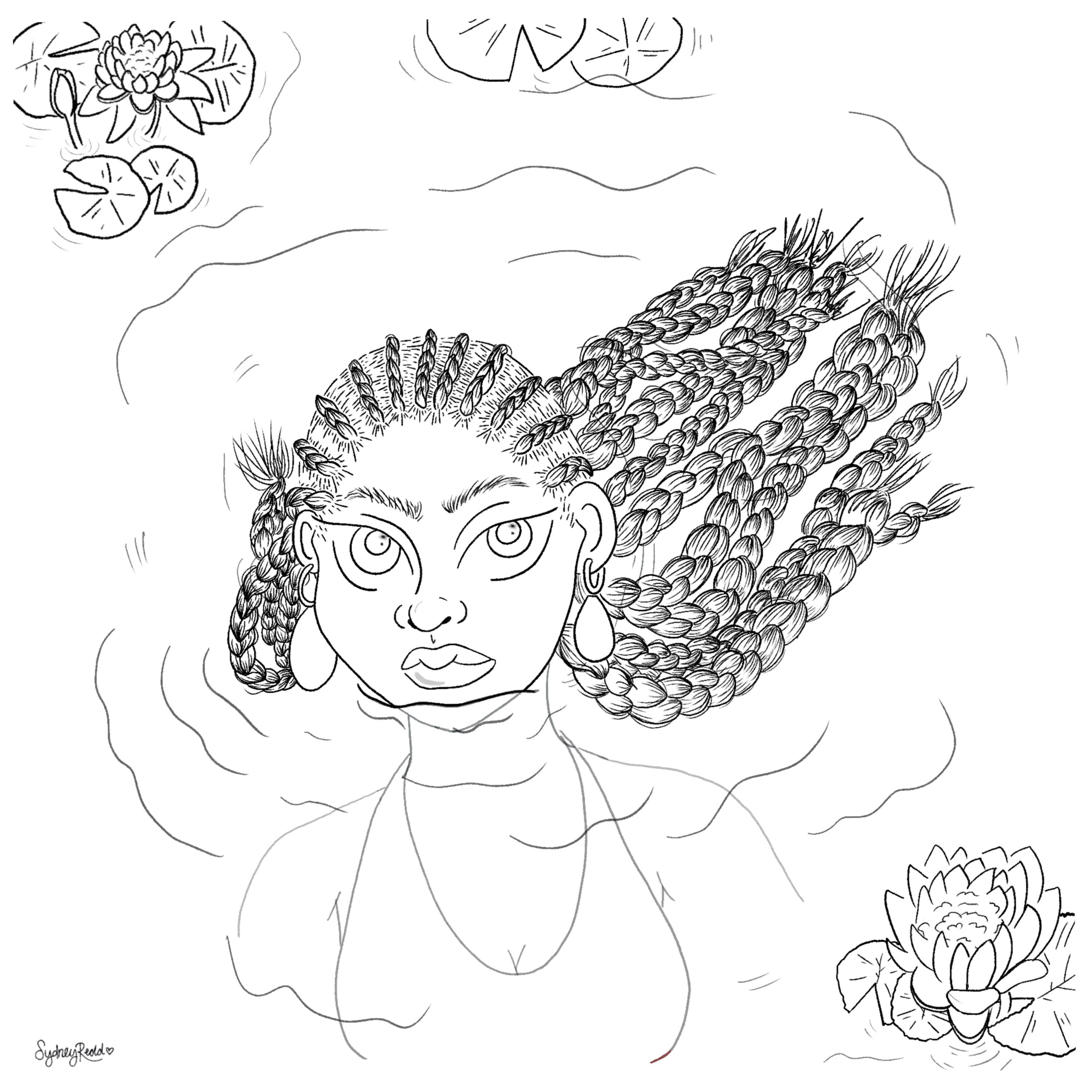 SZA Coloring Pages Coloring Nation