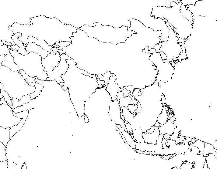 Best Photos of Printable Political Map Of Asia - Printable Blank ...