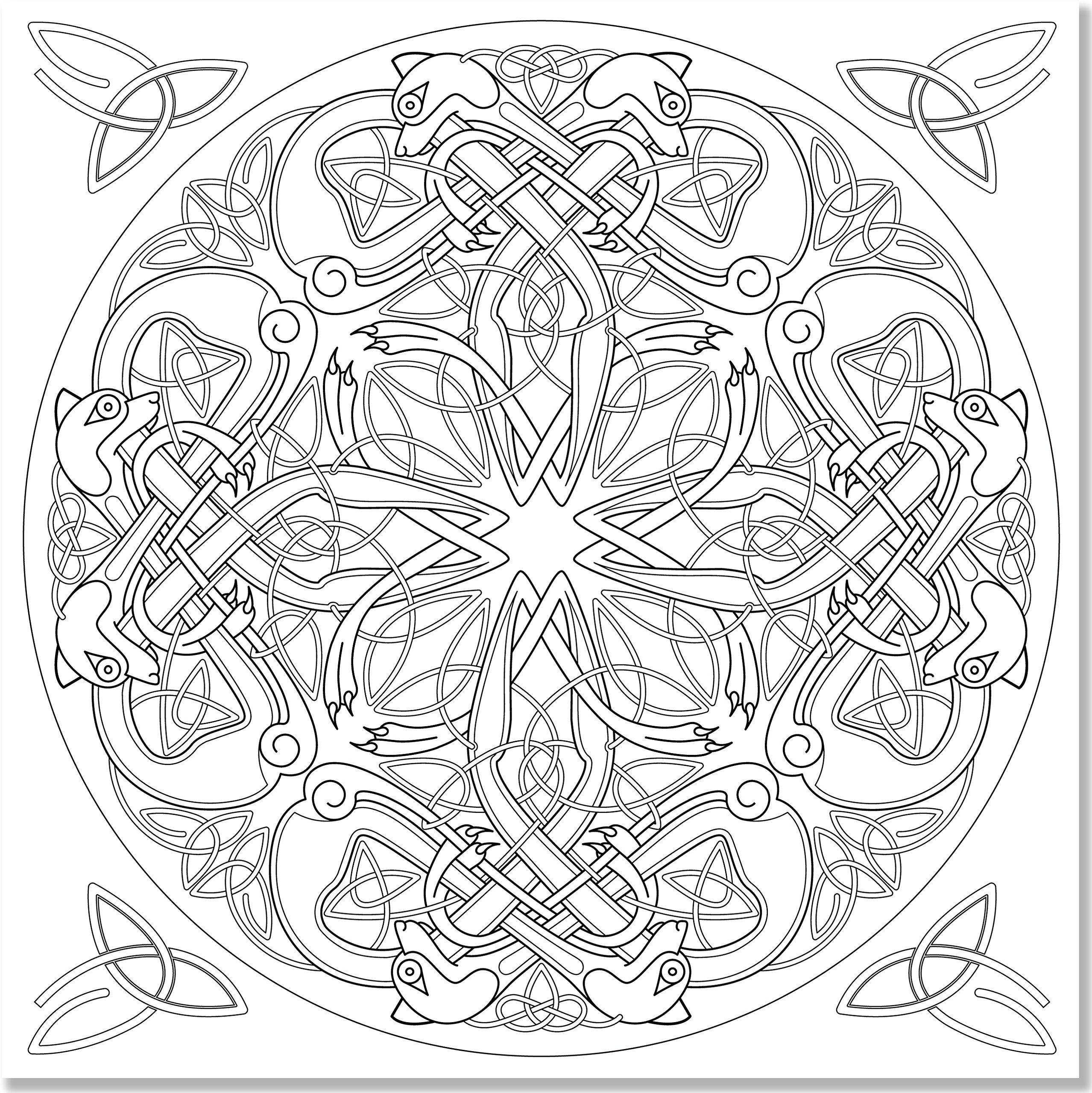 celtic coloring