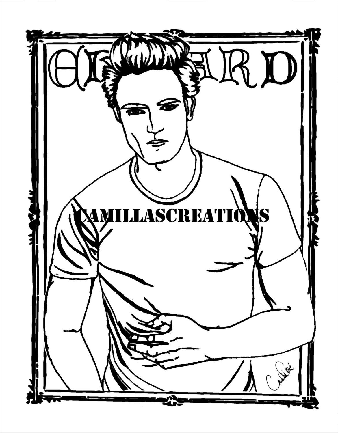 Edward - Coloring Pages for Kids and for Adults