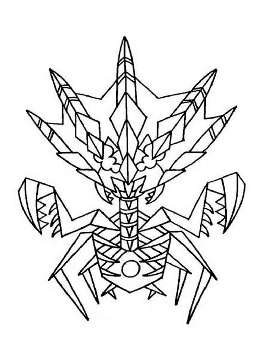 Pokemon Eternatus coloring pages - Free Printable