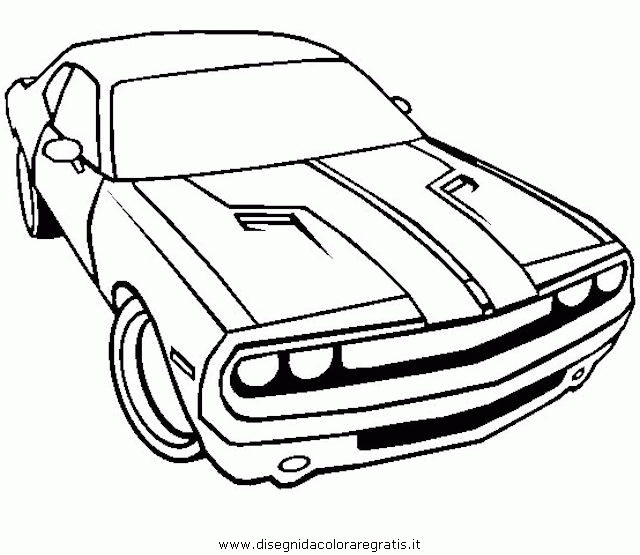 Dodge Charger Coloring Page