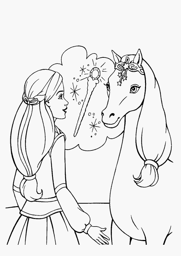 Coloring Pages: Barbie Free Printable Coloring Pages