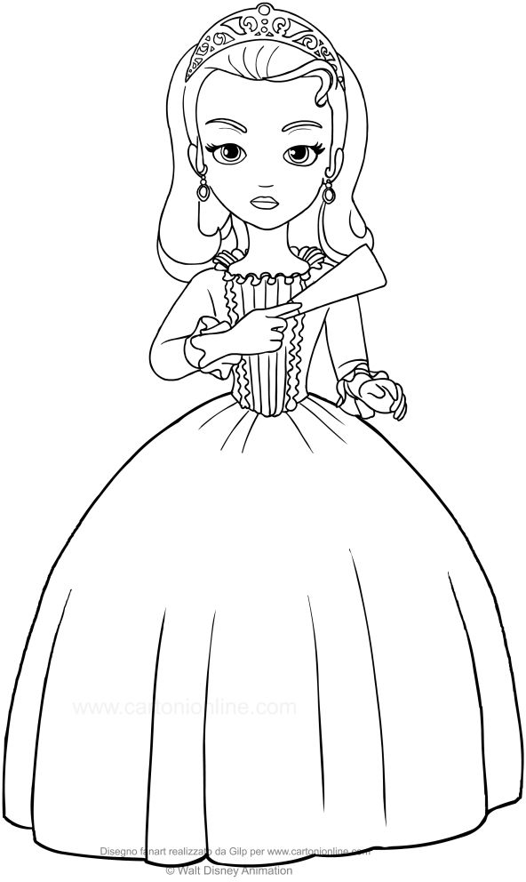 Sofia The First Amber Coloring Pages in 2020 | Disney princess coloring  pages, Coloring pages, Disney princess colors