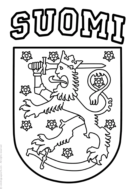Finland 1 | Coloring Pages 24