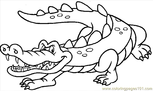Crocodile 51 Coloring Page for Kids - Free Crocodile Printable Coloring  Pages Online for Kids - ColoringPages101.com | Coloring Pages for Kids
