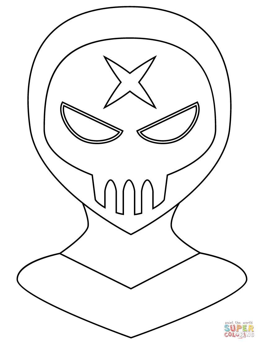 Red X coloring page | Free Printable Coloring Pages