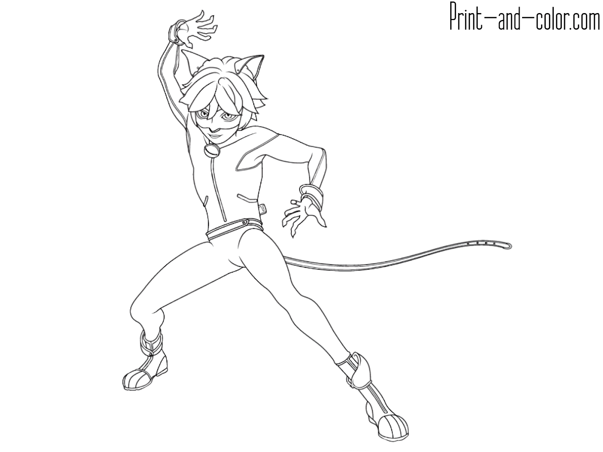 Miraculous: Tales of Ladybug & Cat Noir coloring pages ...