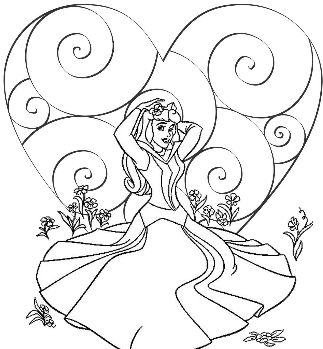 Coloring Pages Disney Princess Collection - Coloring Pages For All ...