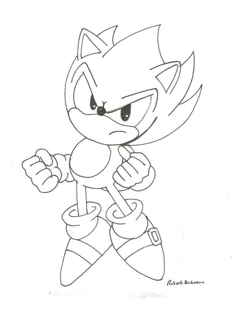 Free Dark Sonic Coloring Pages Images of Tracing Pictures | Best ...
