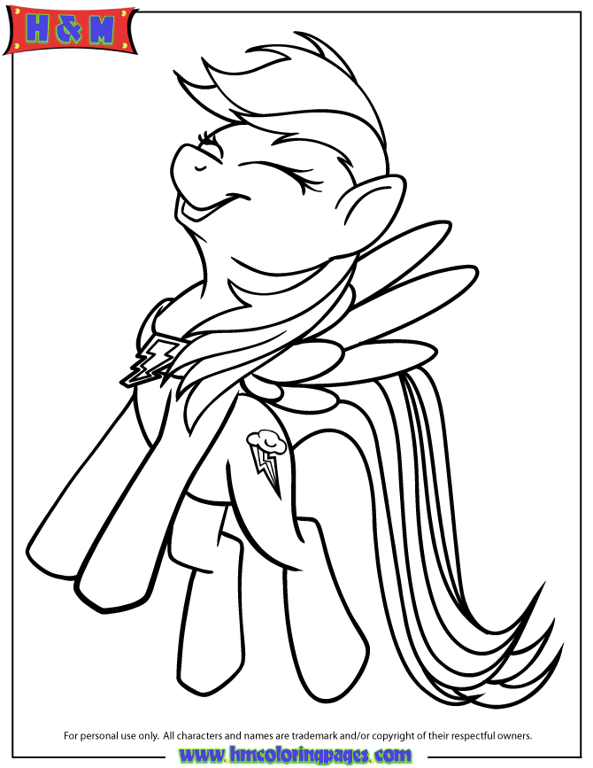 My Little Pony All Ponies Coloring Page | H & M Coloring Pages