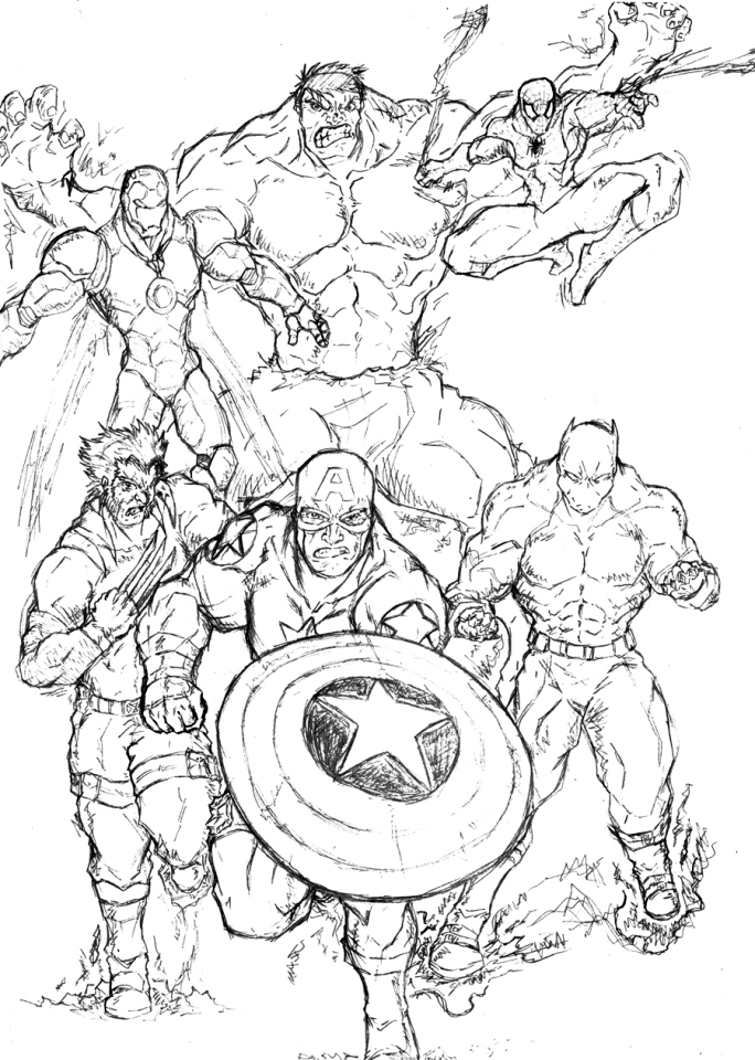 Get This marvel avengers coloring pages - 74nd9 !