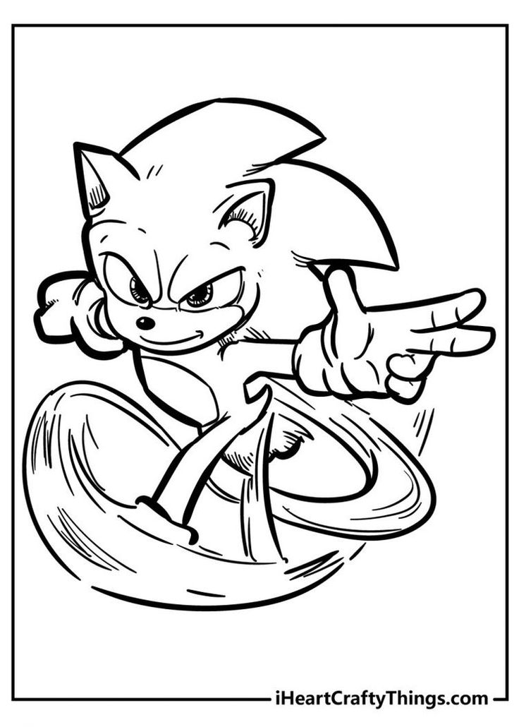Brand New Sonic The Hedgehog Coloring Pages | Hedgehog colors, Coloring  pages, Valentine coloring pages