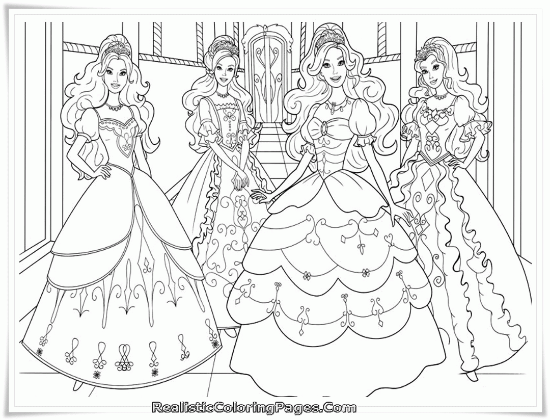 barbie secret door coloring pages - Clip Art Library