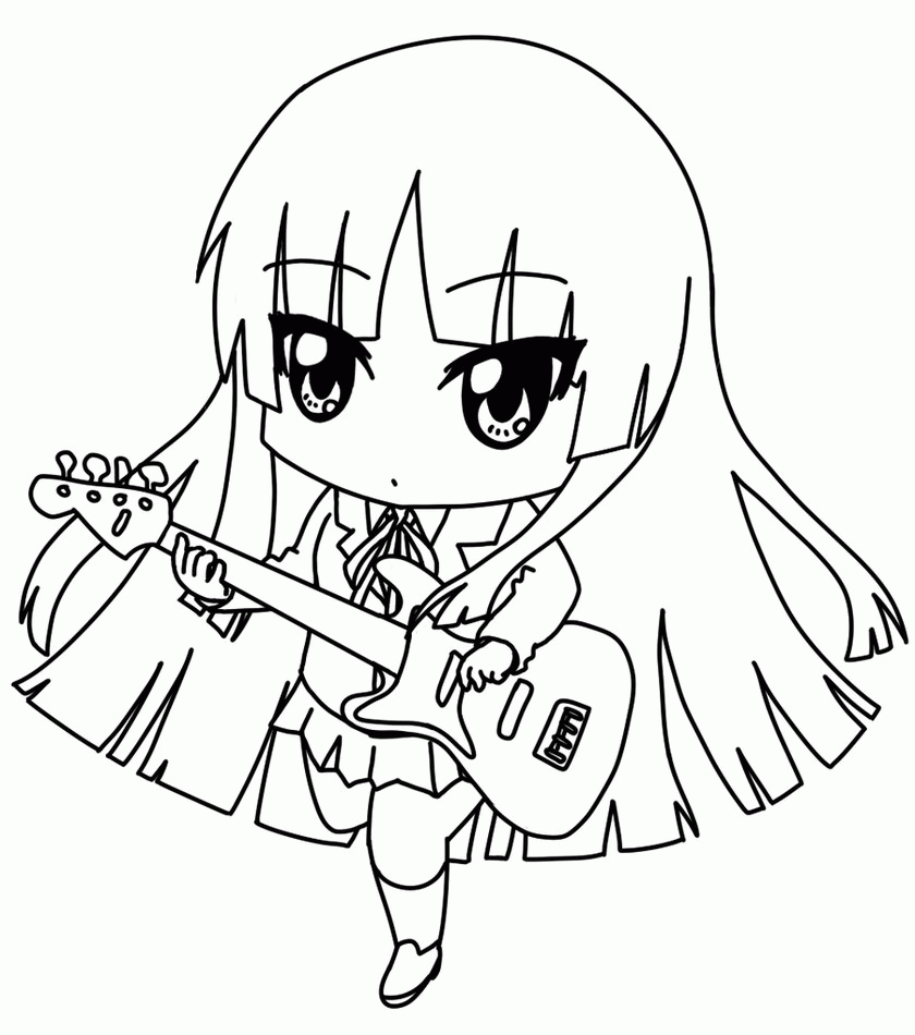 Chibi Anime Characters Coloring Pages - Ð¡oloring Pages For All Ages