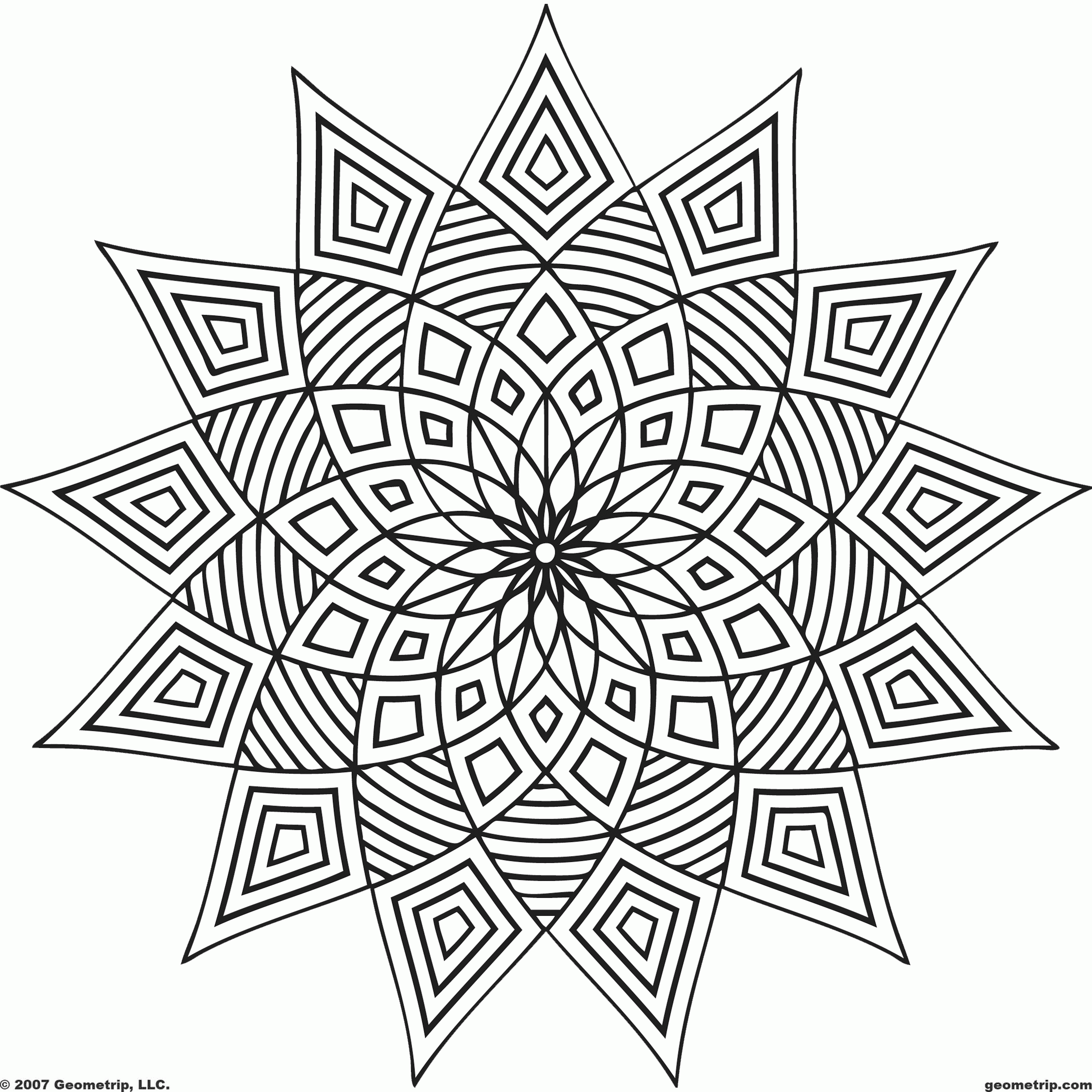 Degree Free Coloring Pages Of African Pattern - Widetheme