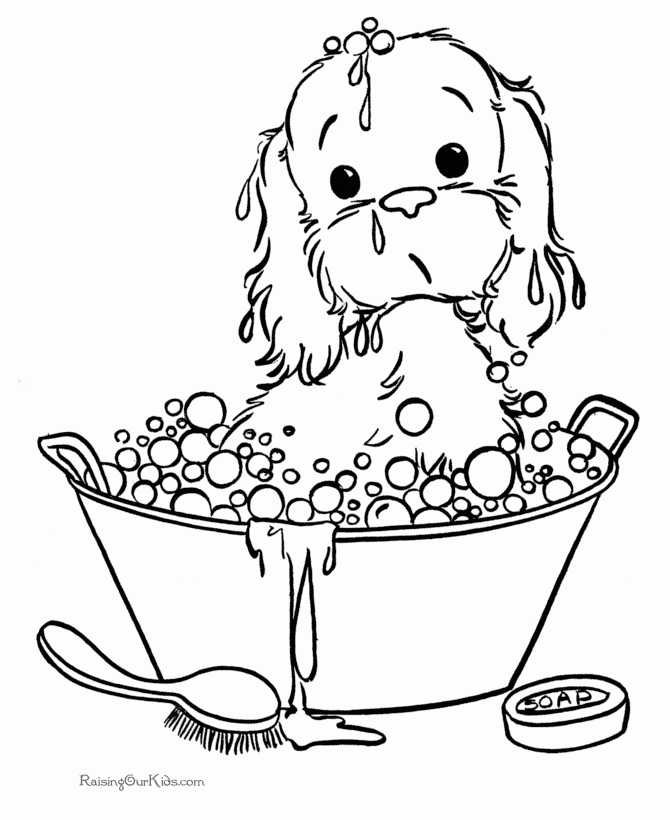 Creative Coloring Pages Of Puppies And Kittens Az Coloring Pages ...