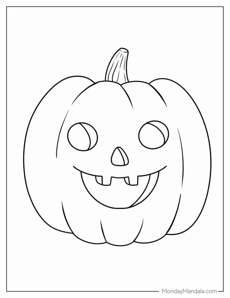 Pumpkin Coloring Pages (Free PDF ...