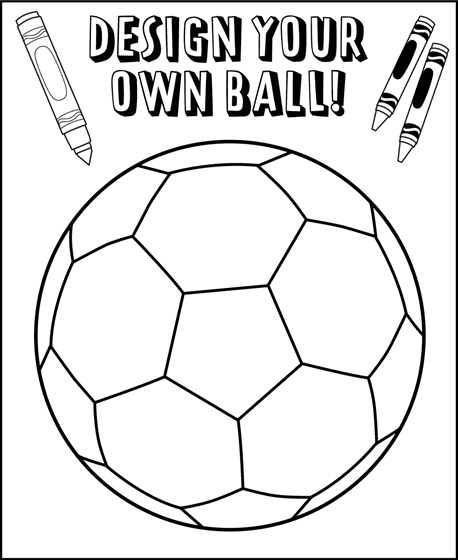 Custom Soccer Ball Coloring Page ...