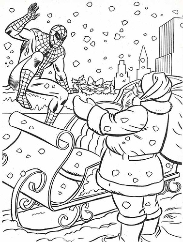 Christmas Coloring Pages Marvel - Get Coloring Pages