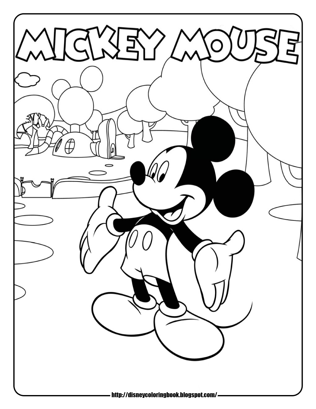 Mickey Mouse Clubhouse Coloring Pages ...