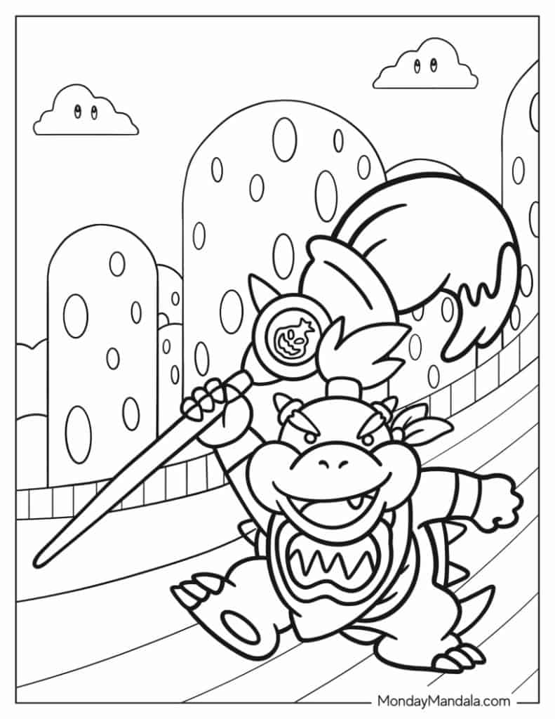 26 Bowser Coloring Pages (Free PDF ...