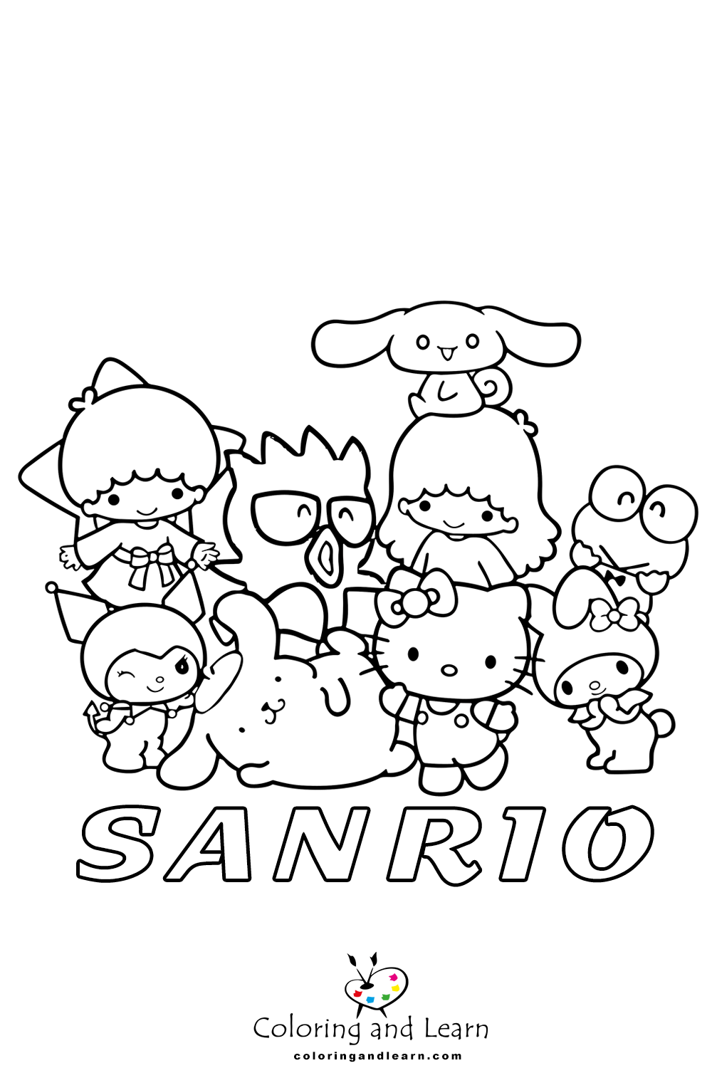 Sanrio Coloring Pages : r/sanrio