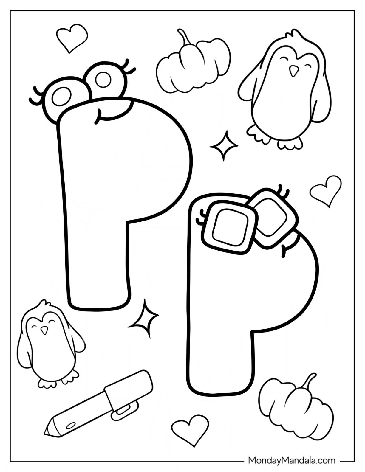 28 Alphabet Lore Coloring Pages (Free ...