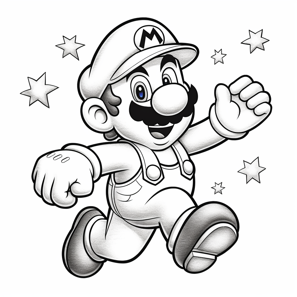 Super Mario Bros Coloring Pages ...