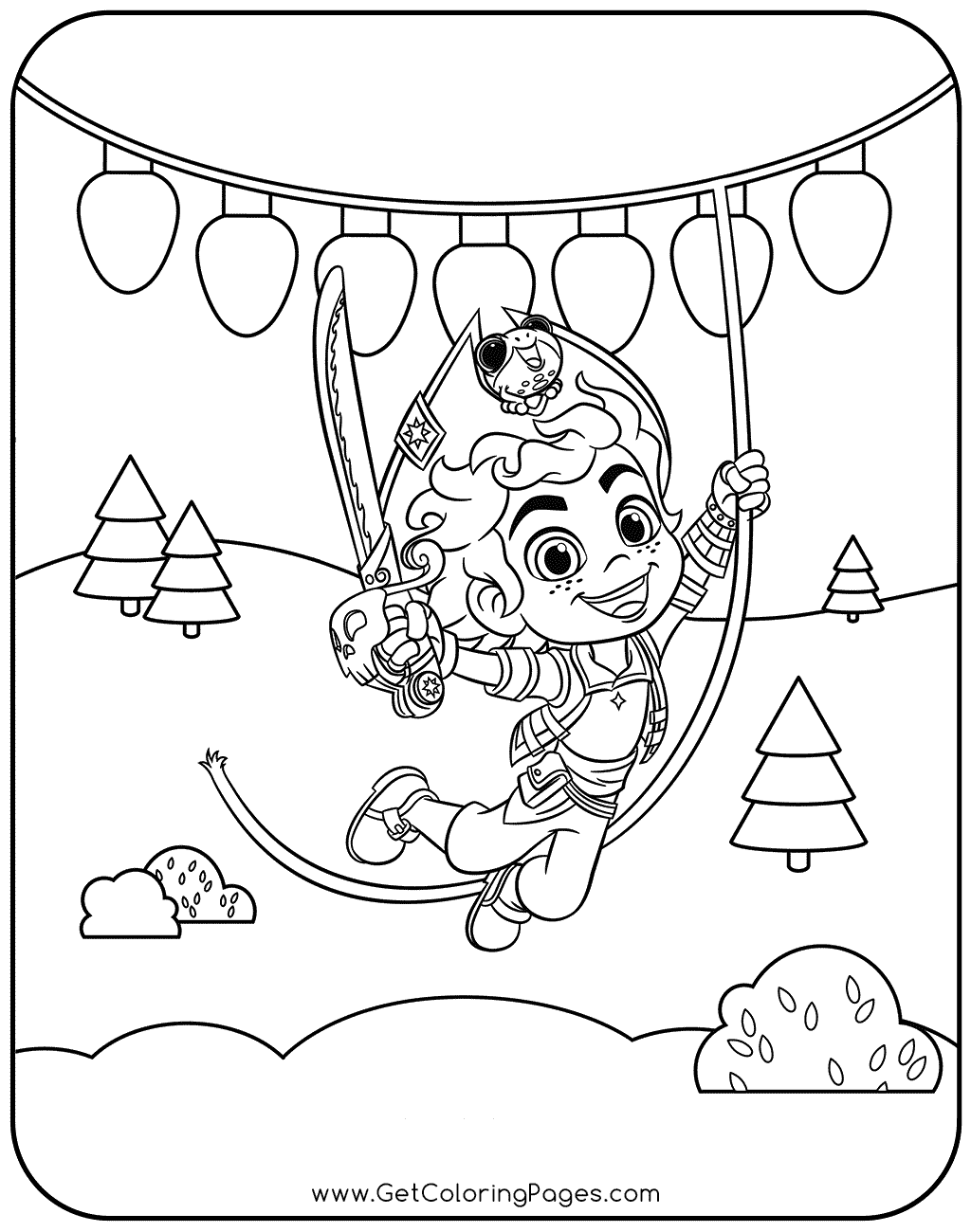 Santiago of the Seas Nick Jr Holiday Coloring Pages - Get Coloring Pages