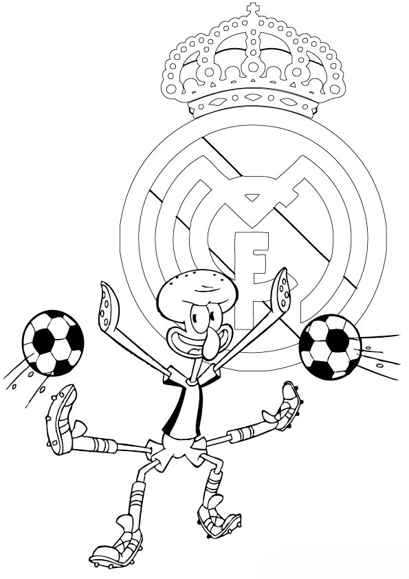 Coloring page real madrid - Coloring ...