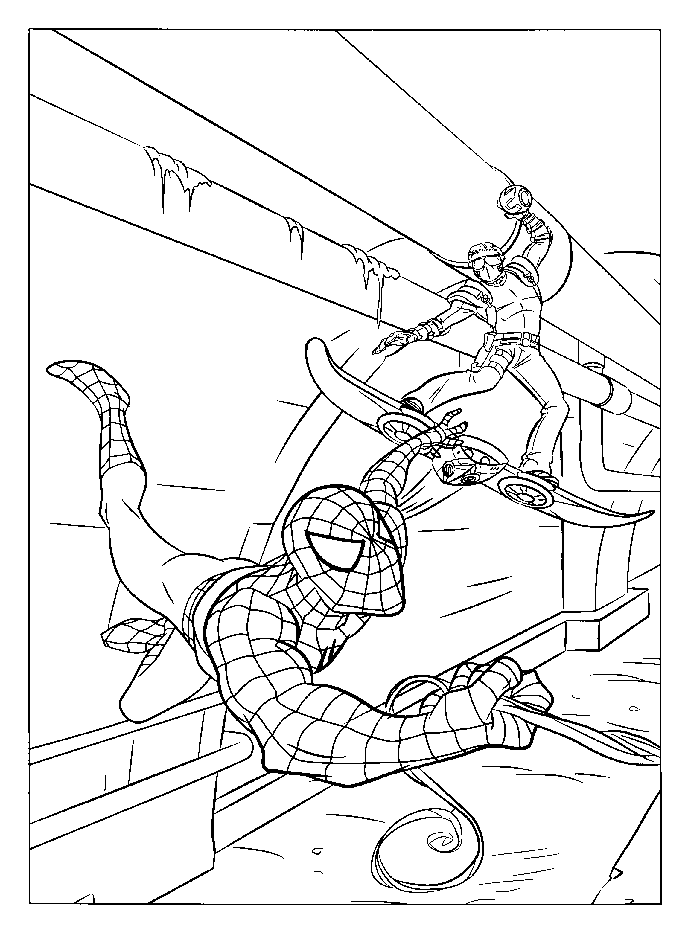 Free Printable Spiderman Coloring Pages For Kids