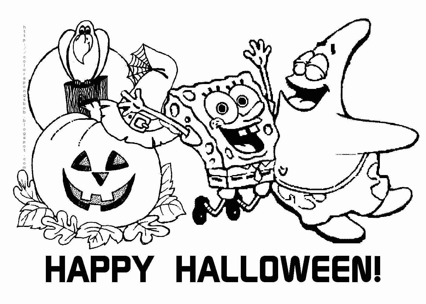 halloween coloring pages to print | Only Coloring Pages