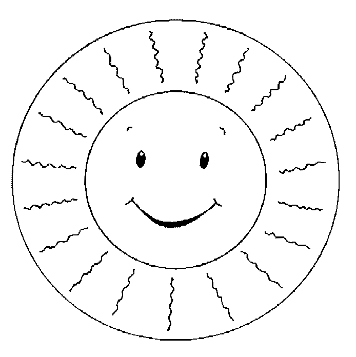 Coloring Pages Of Sun | Coloring Pages