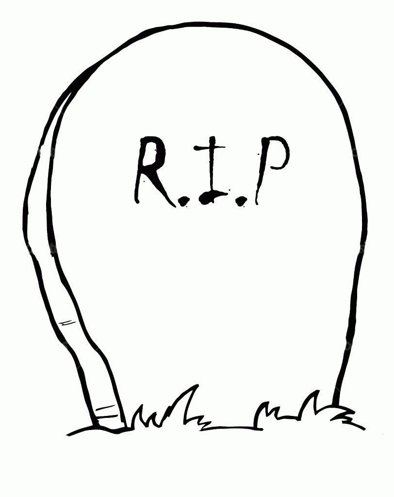 Tombstone Coloring Page - Cliparts.co