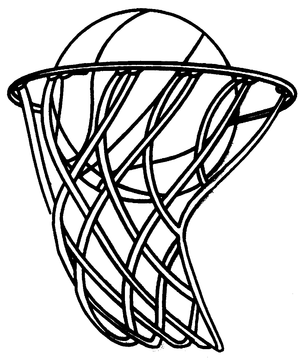 Basketball Hoop Coloring Pages ...