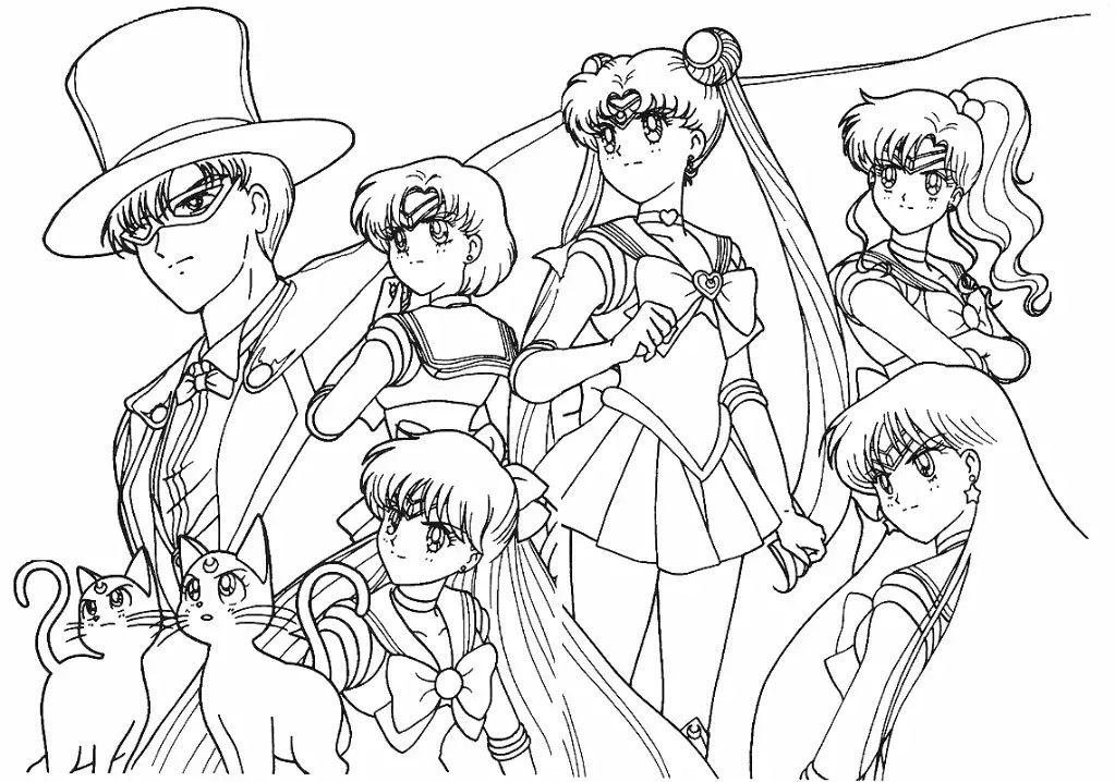 Pin by Kristina Hanes on coloring pages | Sailor moon coloring pages,  Sailor moon character, Coloring pages