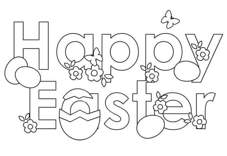 35 Free Printable Easter Coloring Pages