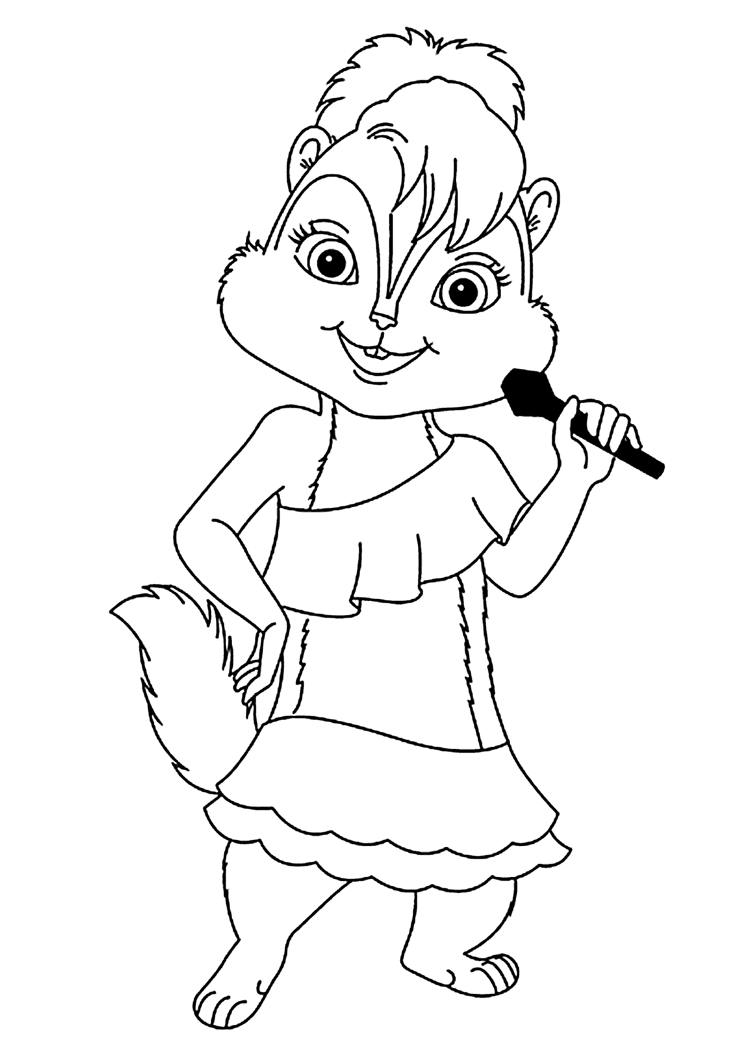 alvin and the chipmunks coloring pages - High Quality Coloring Pages