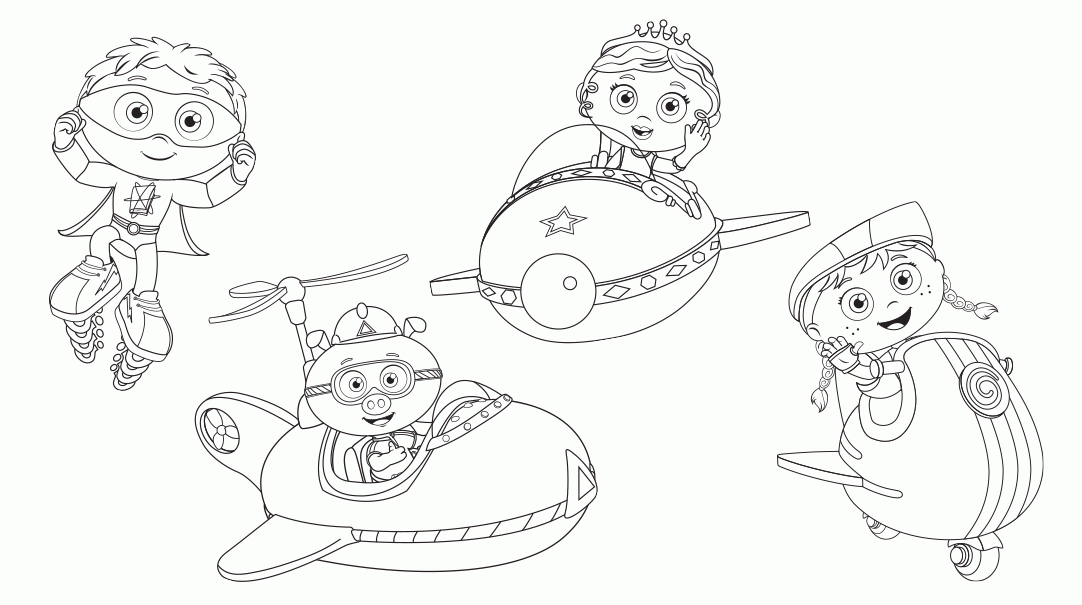 Super Why Coloring Page