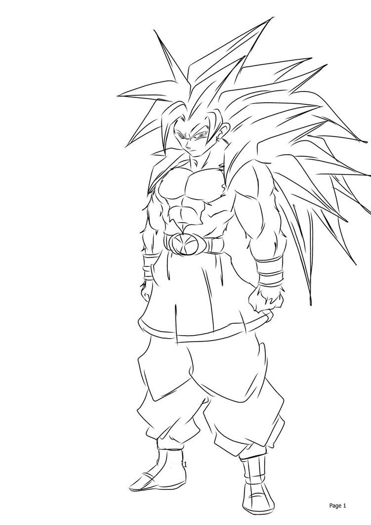 Dragon Ball Z Coloring Pages Trunks