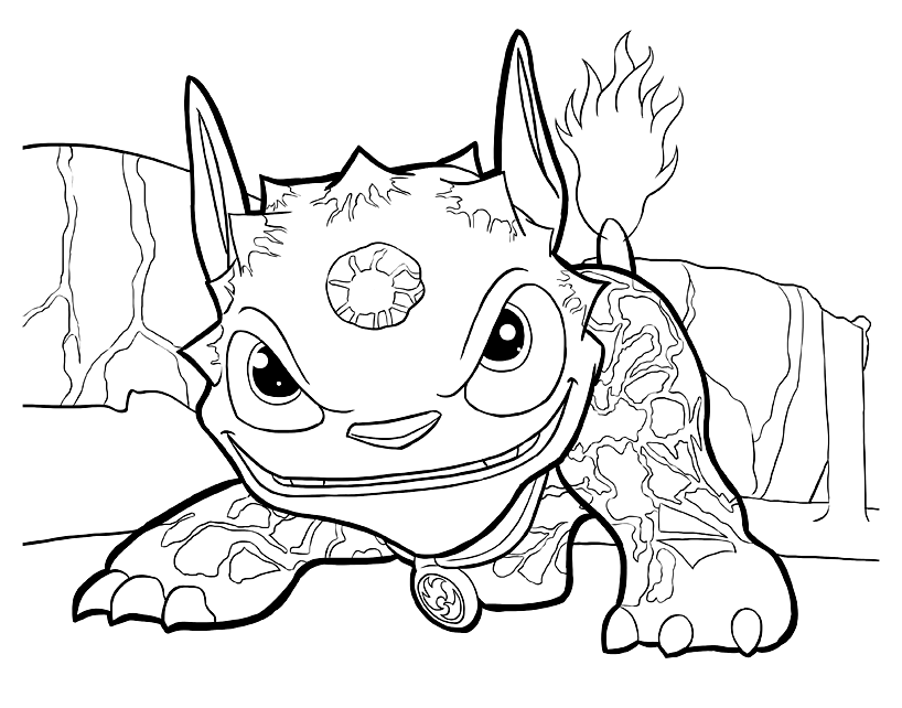 Skylanders coloring pages for kids - Skylanders Kids Coloring Pages