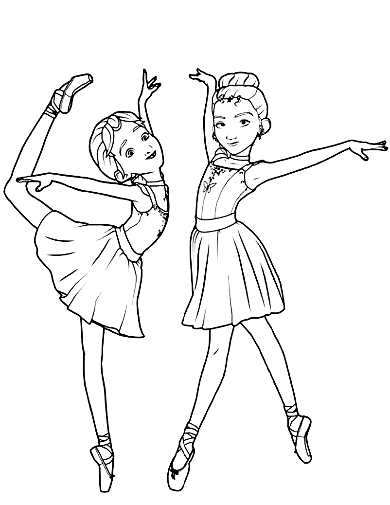 Top 10 Gorgeous Ballet Dancers Coloring Pages For Girls ...