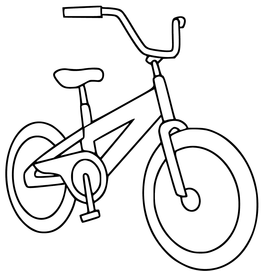 Two-wheeler coloring book for show to print and online