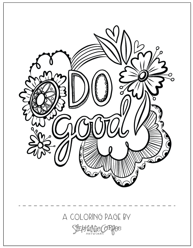 A Simple Reminder to Color - Stephanie Corfee