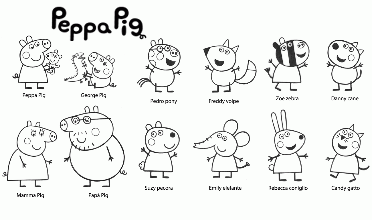 Handwriting Photo Peppa Pig Color Pages Coloring Pages Images ...