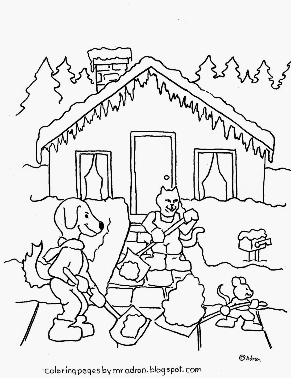 Coloring Pages for Kids by Mr. Adron: Free Coloring Page Animal ...