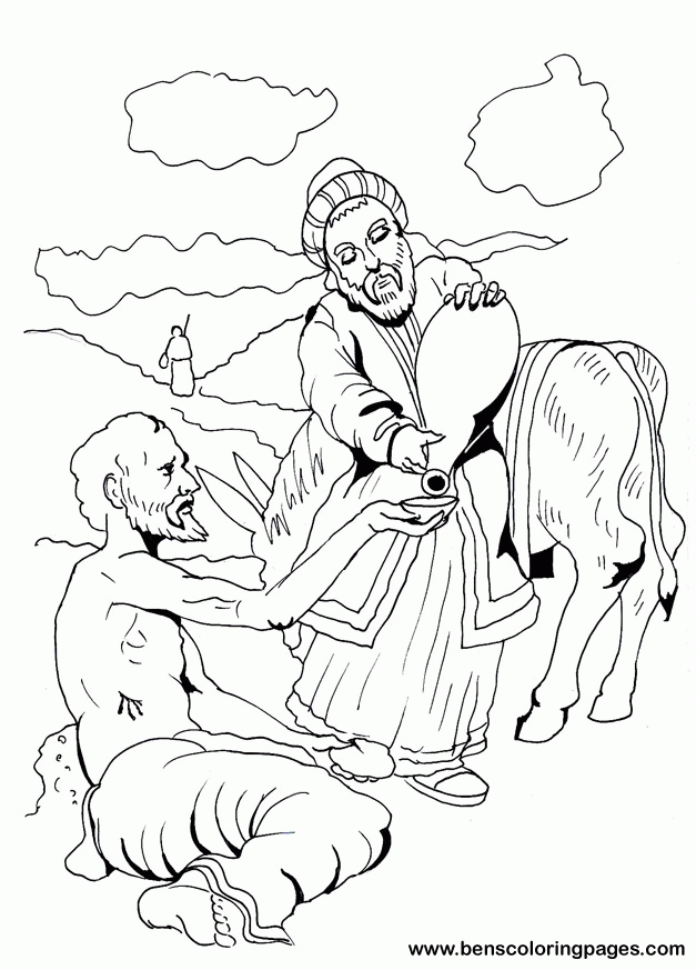 good samaritan coloring page - High Quality Coloring Pages